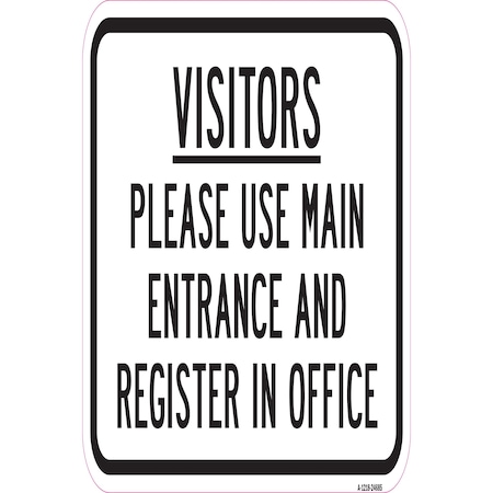 Signmission Safety Sign, 12 in Height, Aluminum, 24685 A-1218-24685